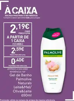 Recheio Gel de Banho Palmolive Naturals Leite&Mel/ Oliva&Leite promoção