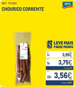 Makro Chourico corrente promoção