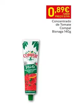 Recheio Concentrado de tomate compal promoção