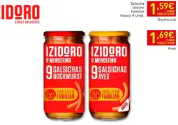 Recheio Izidoro o merceiro 9 salsichas bockwurst promoção
