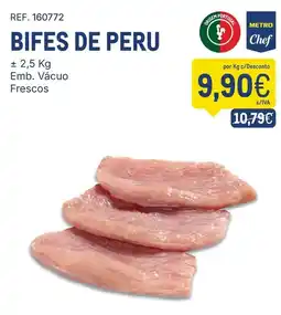 Makro Bifes de peru promoção