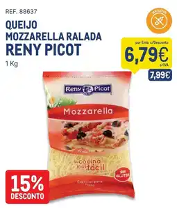 Makro Queijo mozzarella ralada reny picot promoção