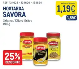 Makro Mostarda savora promoção