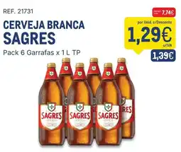 Makro Cerveja branca sagres promoção