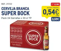 Makro Cerveja branca super bock promoção