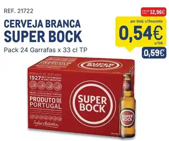 Makro Cerveja branca super bock promoção
