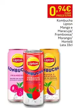 Recheio Kombucha lipton promoção