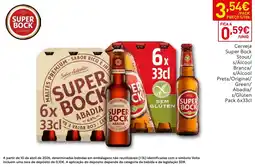 Recheio Cerveja Super Bock Stout/ s/Álcool Branca/ s/Álcool Preta/Original/ Green/ Abadia/ s/Glúten promoção