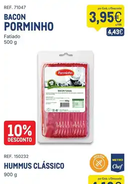 Makro Bacon porminho promoção