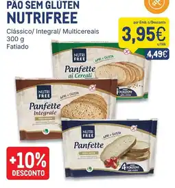 Makro Pão sem glúten nutrifree promoção
