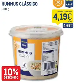 Makro Hummus clássico promoção