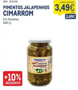 Makro Pimentos jalapenhos cimarrom promoção