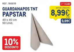 Makro guardanapos tnt papstar promoção
