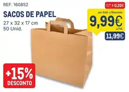 Makro sacos de papel promoção