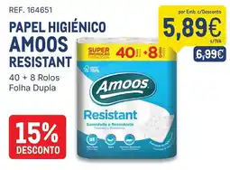 Makro Papel higiénico amoos resistant promoção
