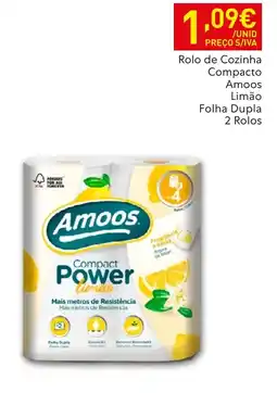 Recheio Rolo de cozinha compacto amoos limão promoção
