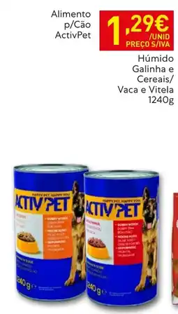 Recheio Alimento p/Cão ActivPet promoção