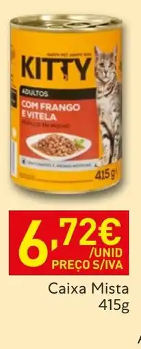 Recheio Kitty adultos com frango e vitela promoção