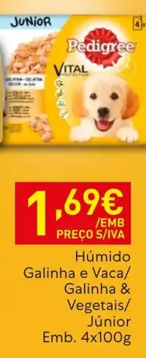 Recheio Pedigree Junior promoção
