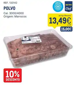 Makro Polvo metro chef promoção