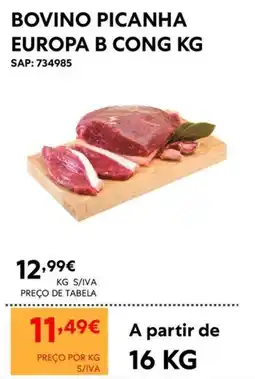 Recheio Bovino picanha europa b cong kg promoção