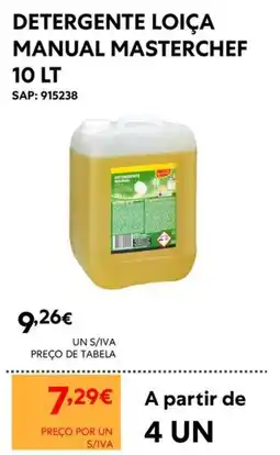 Recheio detergente loiça manual masterchef promoção