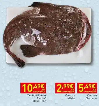 Recheio Tamboril fresco promoção