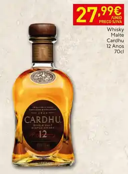 Recheio Whisky Malte Cardhu 12 Anos promoção