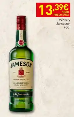 Recheio Whisky Jameson promoção