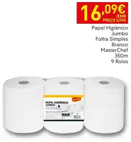 Recheio Papel Higiênico Jumbo MasterChef promoção