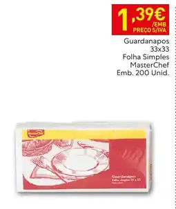 Recheio Guardanapos MasterChef promoção