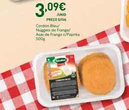 Recheio Cordon Bleu/ Nuggets de Frango/ Asas de Frango c/Paprika promoção