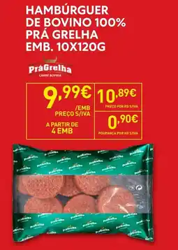 Recheio Hambúrguer de bovino 100% prá grelha promoção