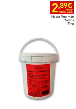 Recheio Massa de pimentão mathos promoção