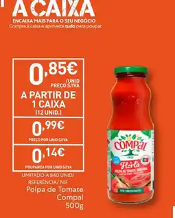 Recheio Polpa de Tomate Compal promoção