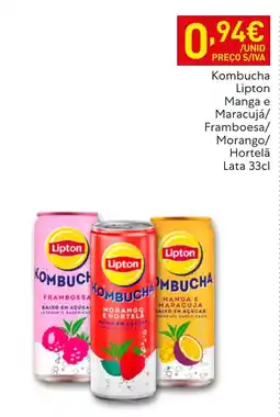 Recheio Kombucha lipton manga e maracujá/ framboesa/ morango/ hortelã promoção