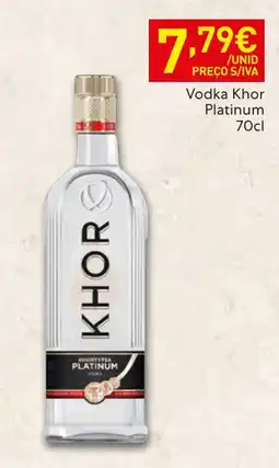 Recheio Vodka Khor Platinum promoção