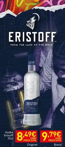 Recheio Vodka Eristoff promoção
