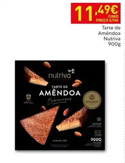 Recheio Tarte de Amêndoa Nutriva promoção