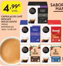 Spar Cápsulas de café nescafé dolce gusto promoção