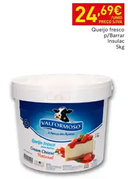 Recheio Valformoso queijo fresco para barrar promoção