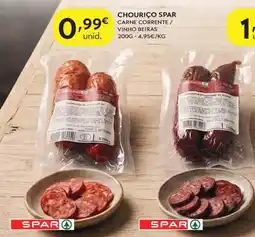 Spar Chouriço spar promoção