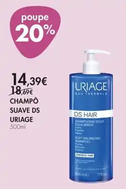 Pingo Doce Champô suave ds uriage promoção