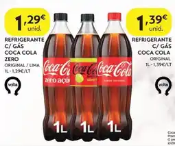 Spar Coca cola zero original / lima promoção