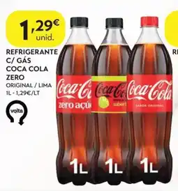 Spar Refrigerante c/ gás coca cola zero promoção