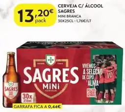 Spar Cerveja c/ álcool sagres promoção