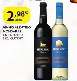 Spar Vinho alentejo monsaraz promoção