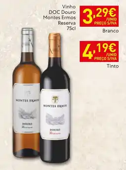 Recheio Vinho DOC Douro Montes Ermos Reserva promoção
