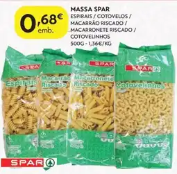Spar Massa spar espirais / cotovelos / macarrão riscado / macarronete riscado / cotovelinhos promoção