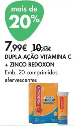 Pingo Doce Dupla ação vitamina c + zinco redoxon promoção